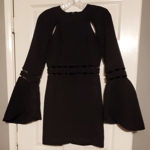 FINDER BLACK MINI DRESS